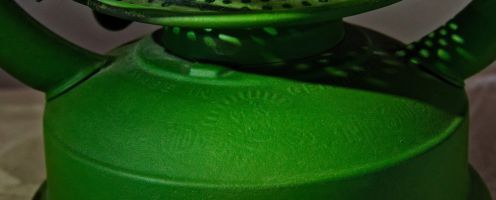 Tankprägung Feuerhand 305 - nur schwach erkennbar