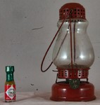 FROWO 250 - frühe Version - Tragebügel durch Öse gesteckt - Virgo-Glas - seitlich